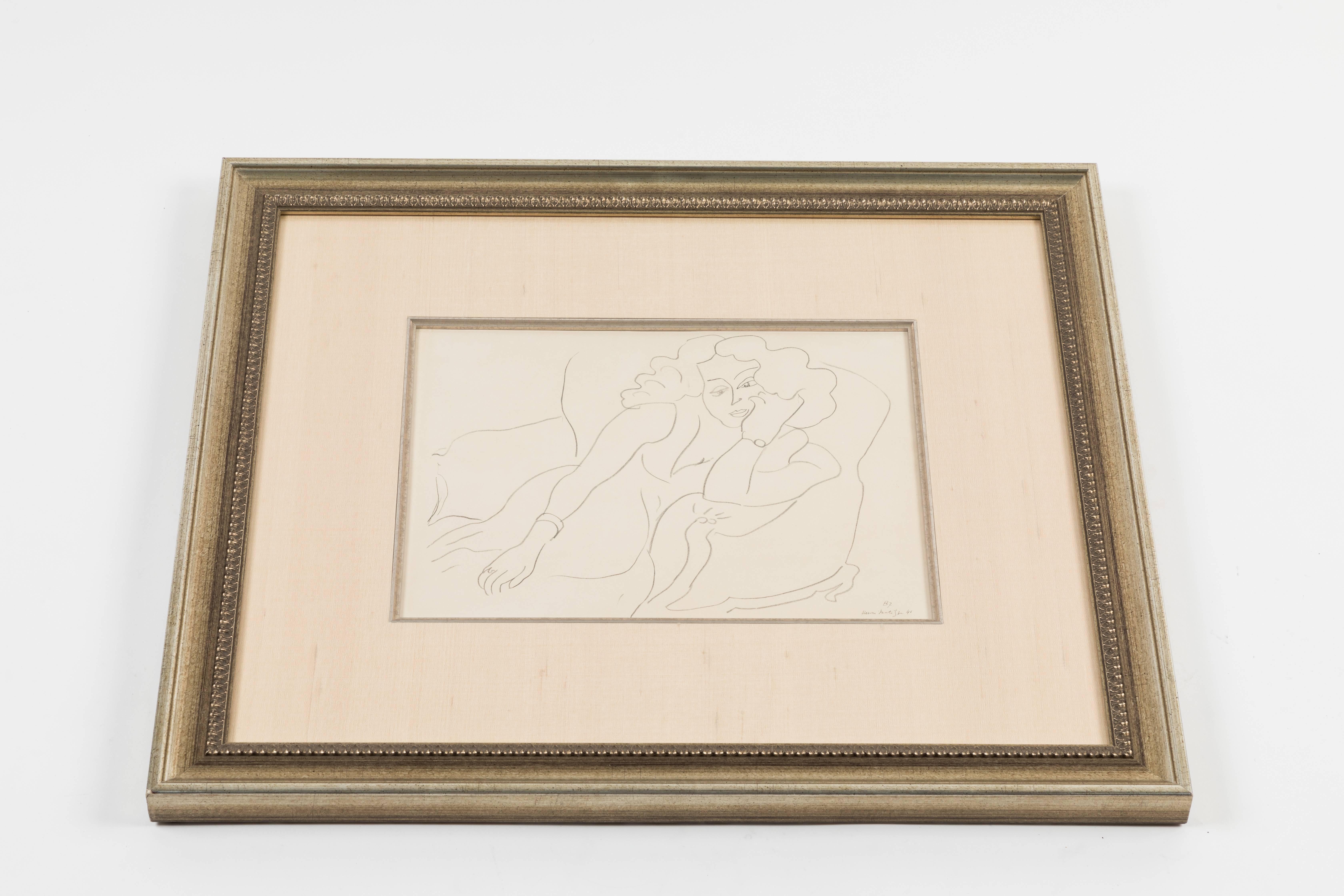 Lithograph after a Henri Matisse Drawing 1