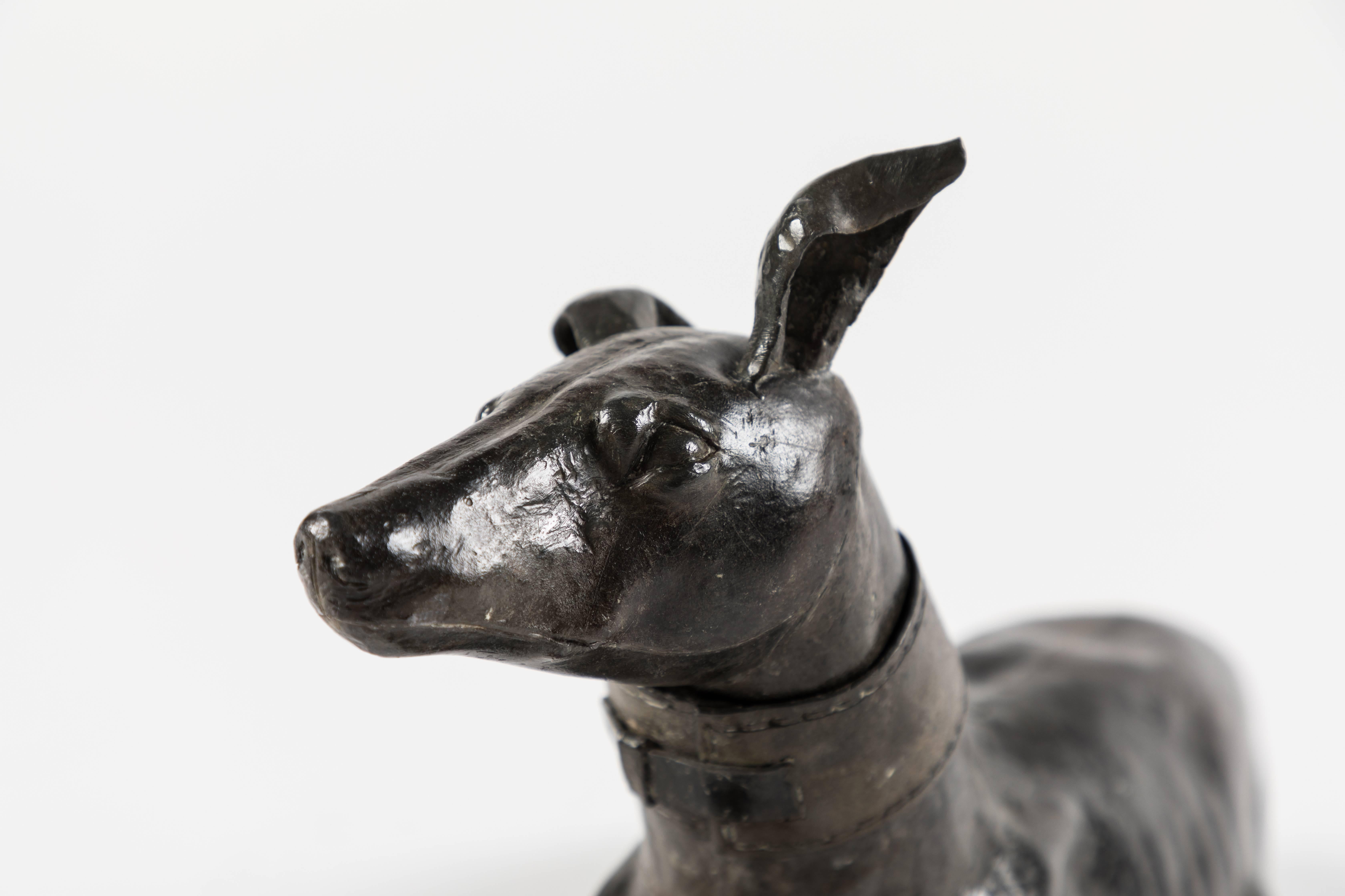Lead Greyhound Sculpture 2