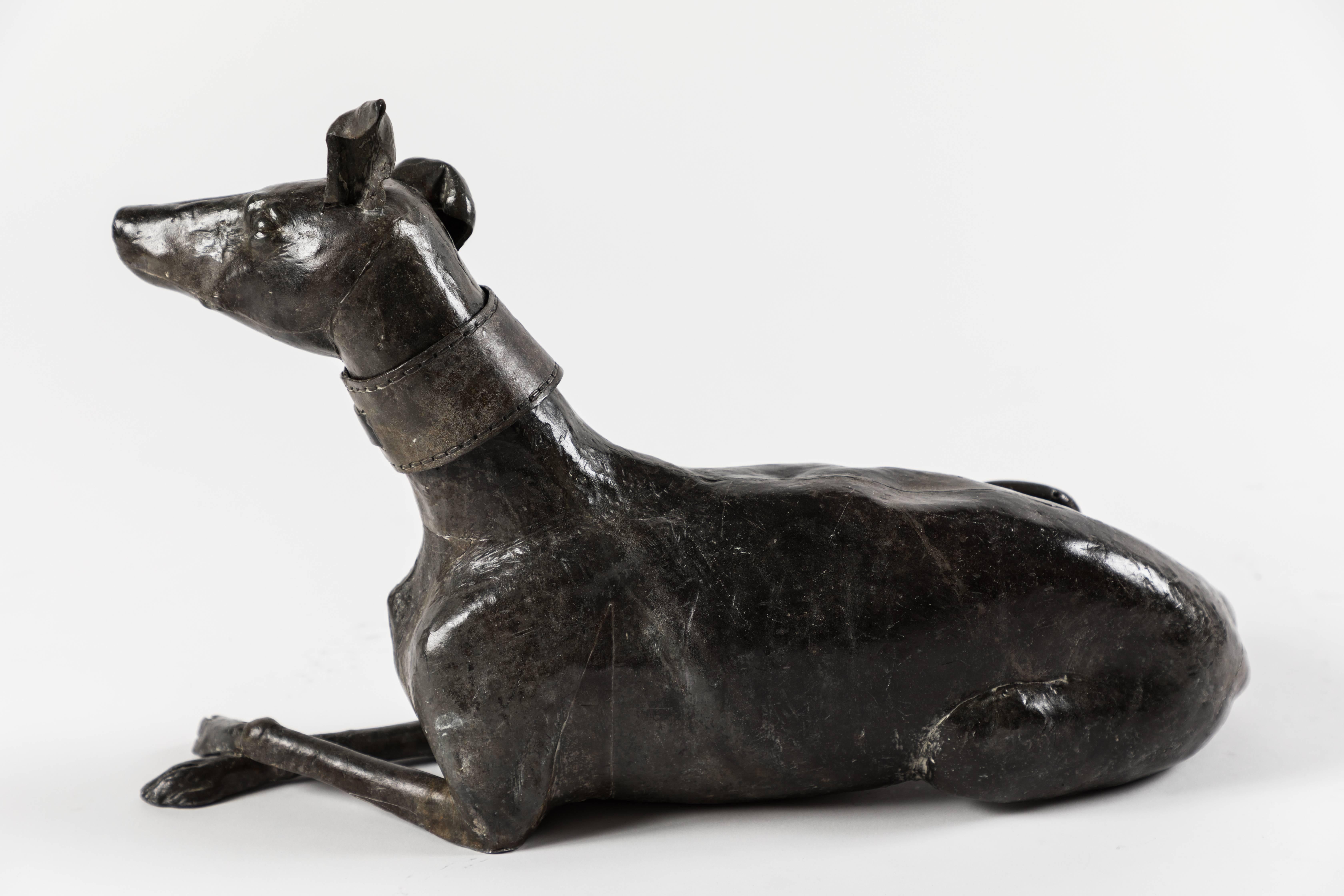 20th Century Lead Greyhound Sculpture