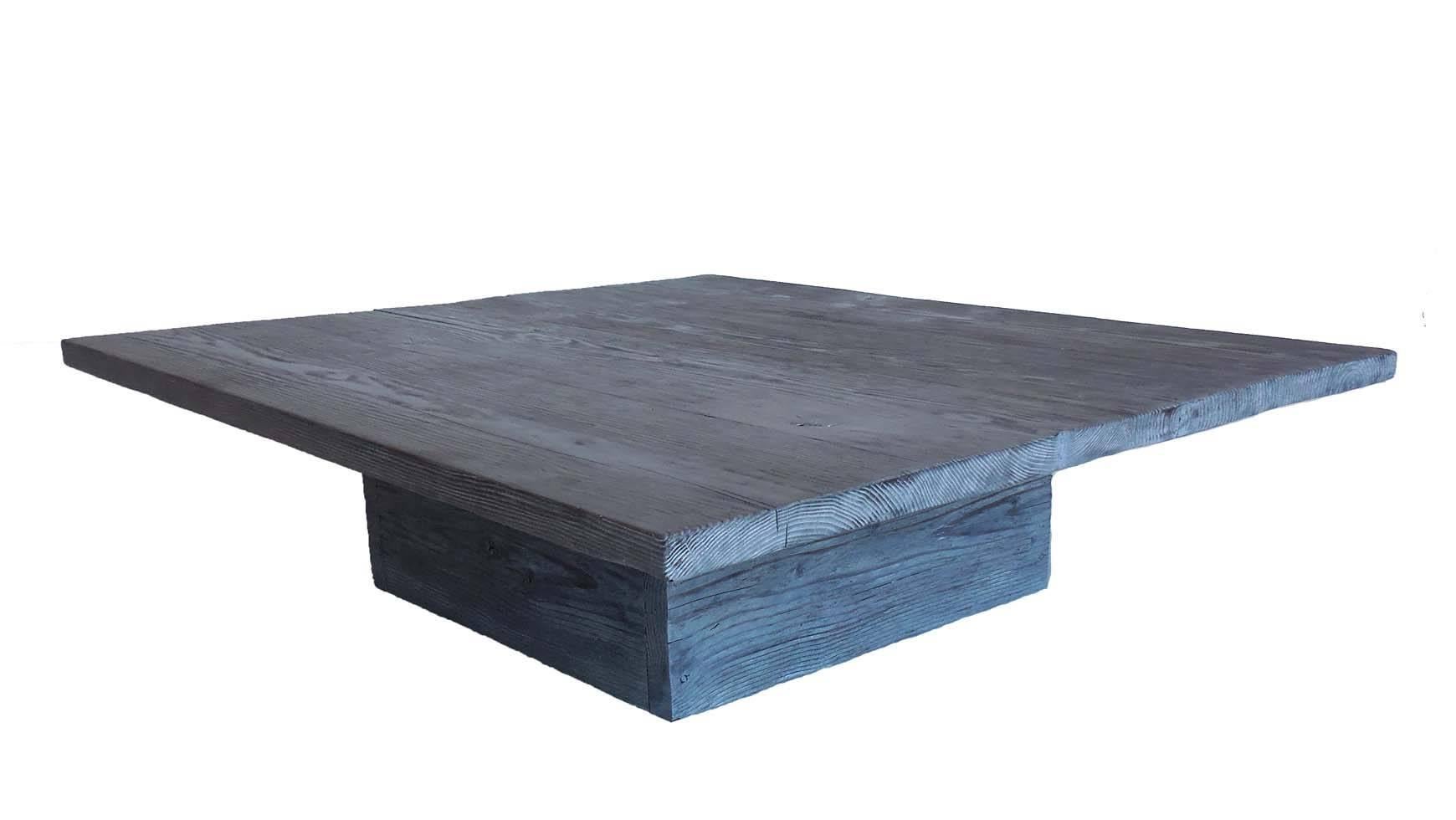 Dark ceruse wood with tones of grey, brown and black. Geometric, clean design with a interesting dark and light finish. Reclaimed wood.
Can be made in custom sizes and finishes. Made in Los Angeles by Dos Gallos Studio. Please inquire for custom