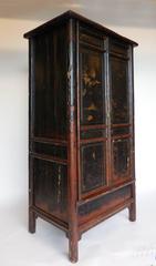 18th Century Black Lacquer Cabinet
