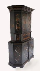 Large Swedish Chinoiserie Cabinet