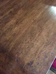 Dos Gallos Custom Walnut Lyre Leg Table