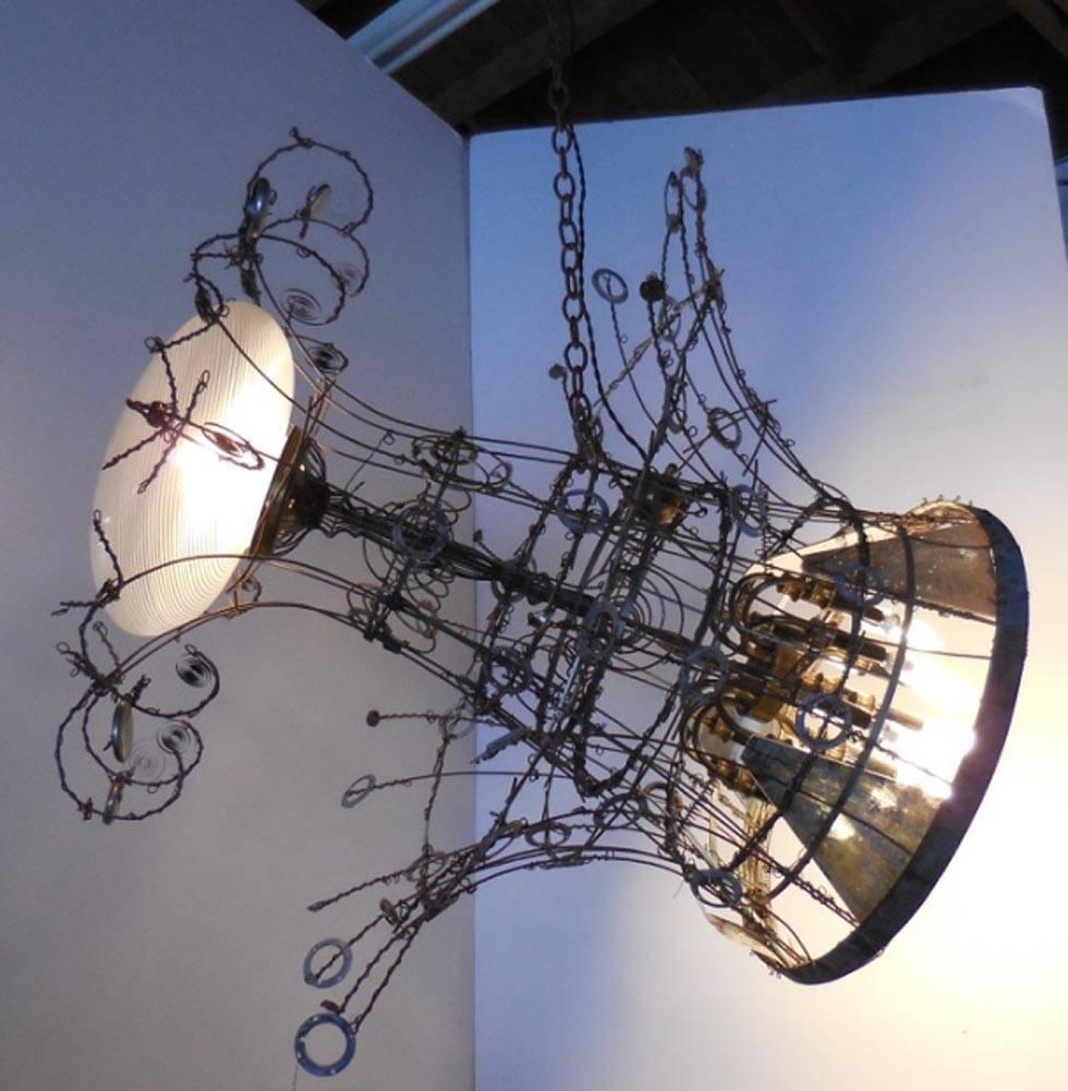Whimsical Steampunk Chandelier For Sale at 1stdibs