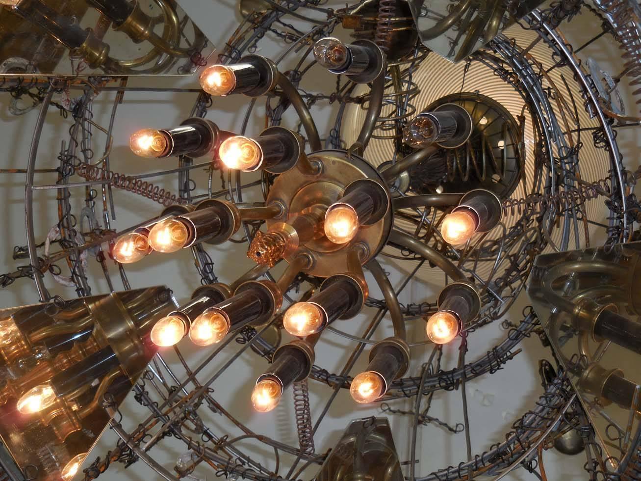 20th Century Whimsical Steampunk  Chandelier