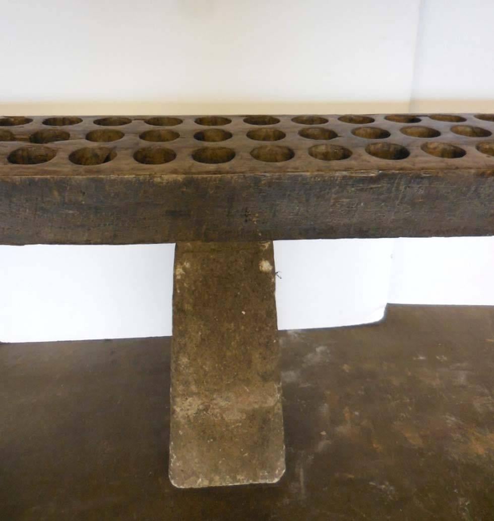 Rustic Modern Large-Scale Console at 1stDibs