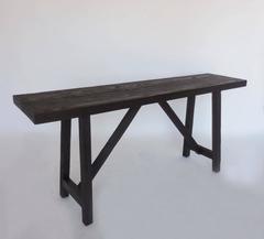 Dos Gallos Custom Reclaimed Wood Console