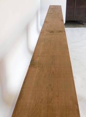Large-Scale Stone and Wood Console
