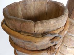 19th Century Japanese Water Bucket - RIGHT ONE AVAILABLE