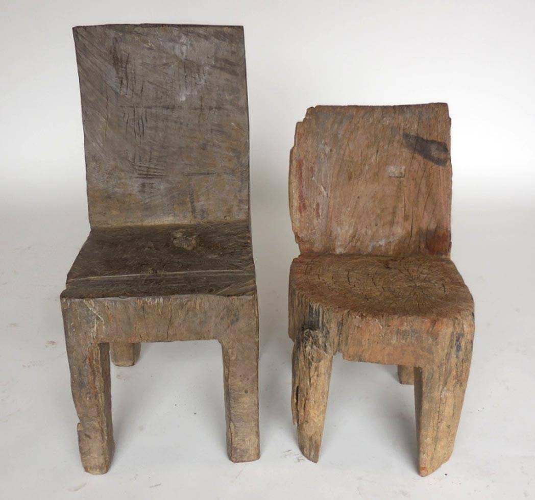 Balinese Solid Wood Low Chairs