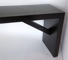 Dos Gallos Custom Reclaimed Wood Clean Line Modern Console