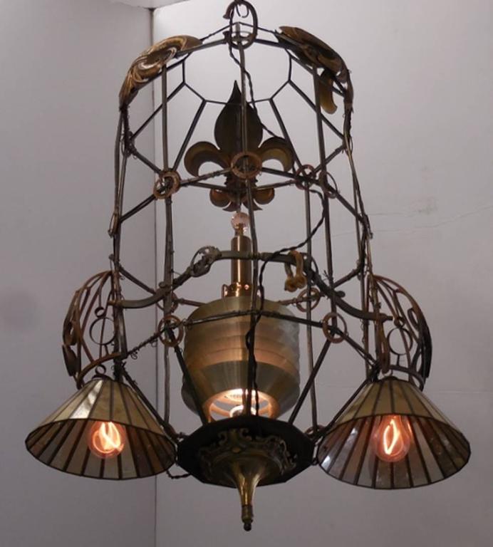 Steampunk Rocket Chandelier For Sale at 1stDibs
