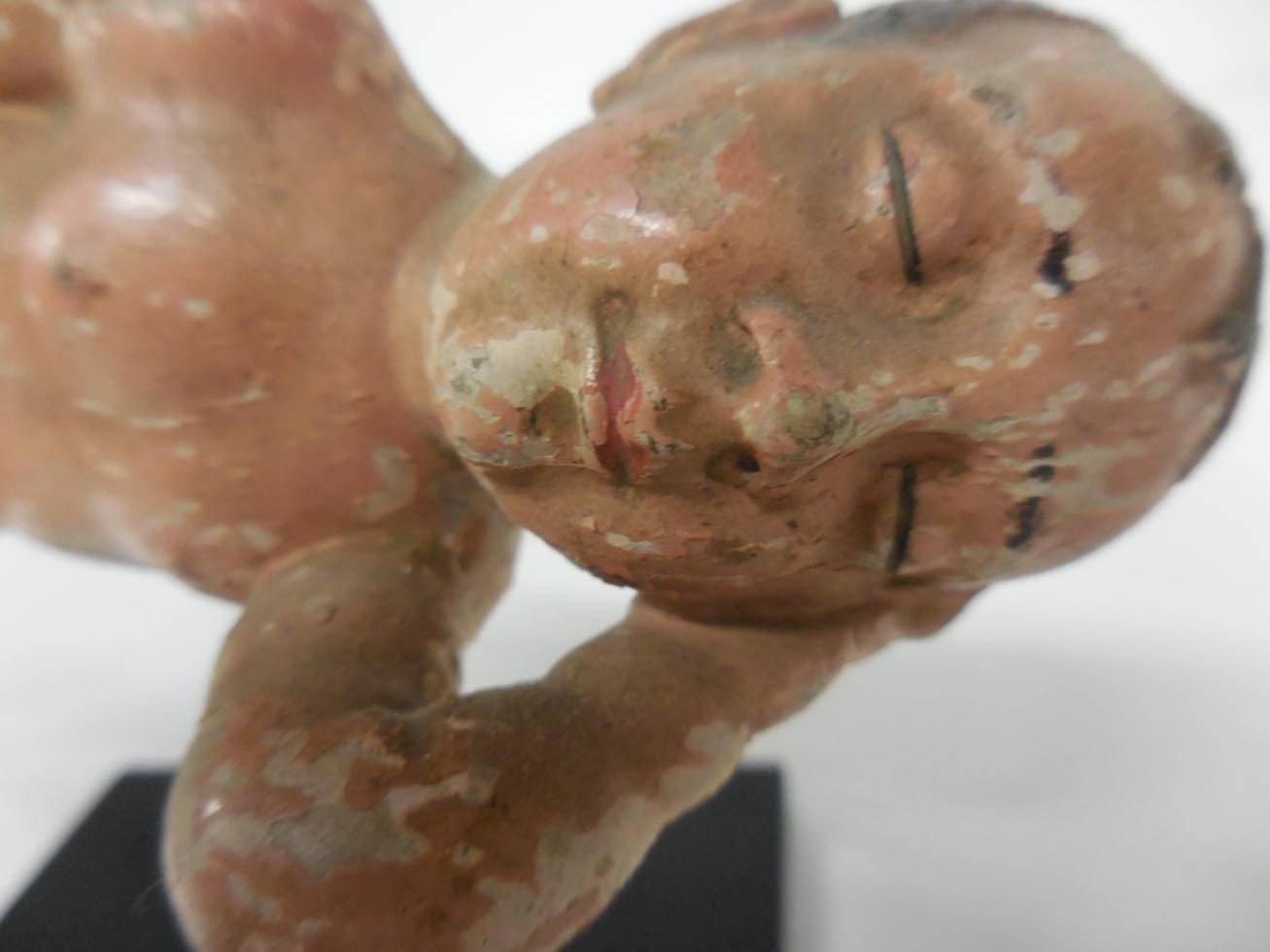 Guatemalan Spanish Colonial Sleeping Nino Sculpture