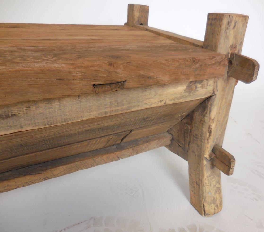 19th Century Japanese Coffee Table or Bench with Storage 1