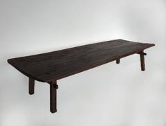 19th Century Antique Modern Organic Nepalese Wooden Bed or Coffee Table