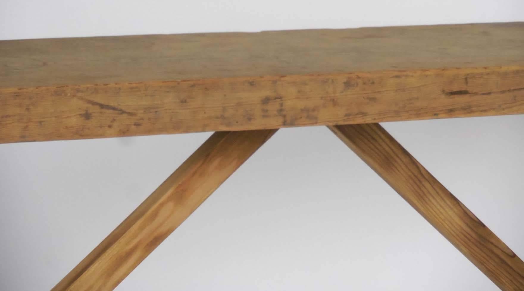 Japanese Wood Buttress Console 2