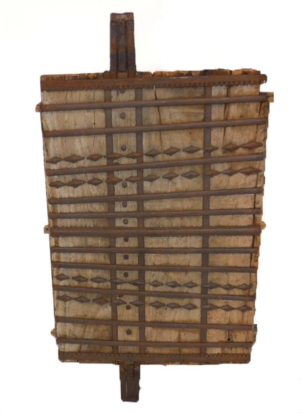 Central Asian Wood and Iron Architectural Element