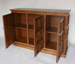 Dos Gallos Custom X Console Cabinet in Walnut
