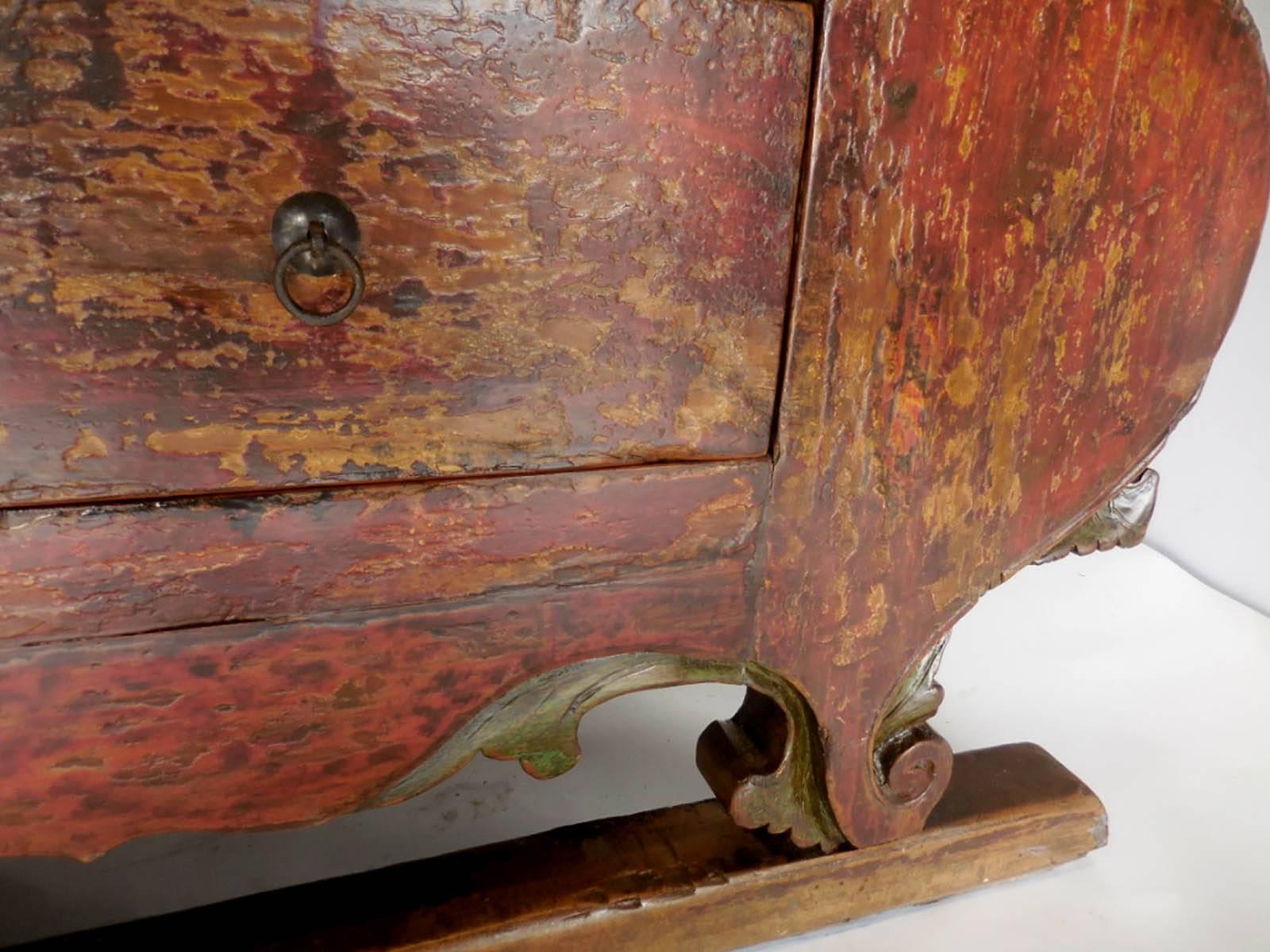 18th Century Large-Scale Chinese Red Altar Table 3