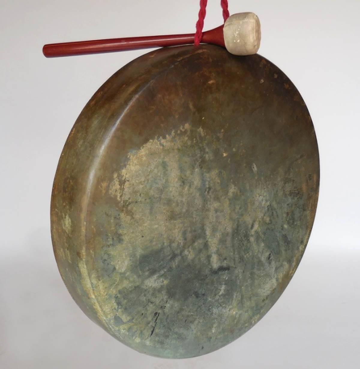 Late 19th Century Japanese Bronze Gong 1
