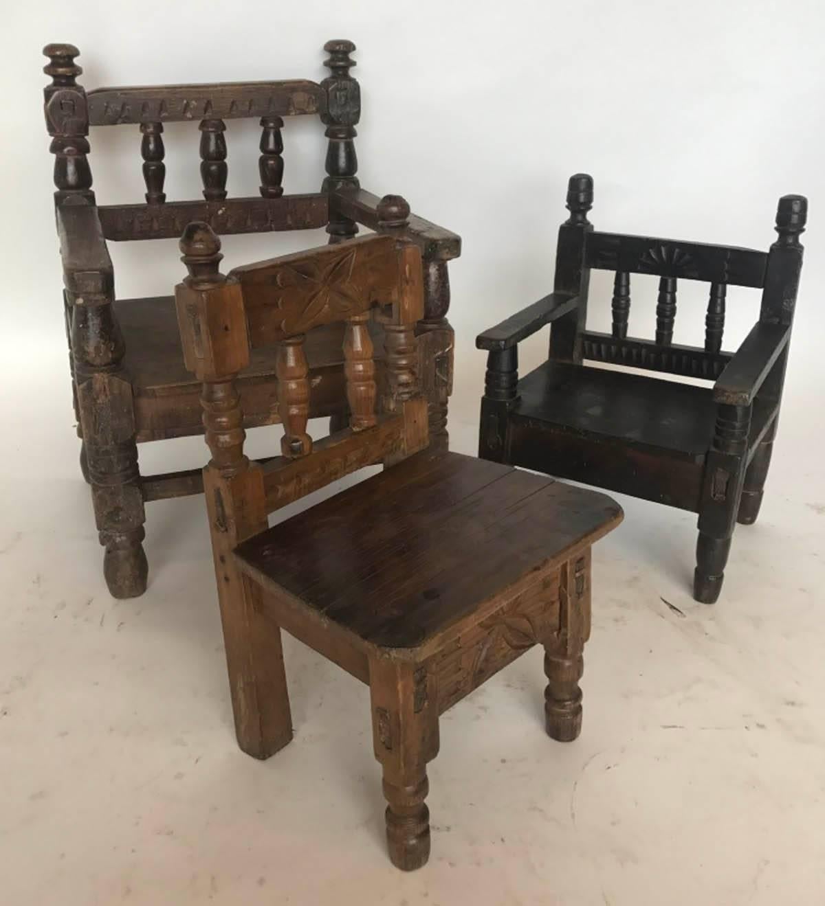 antique childrens chairs