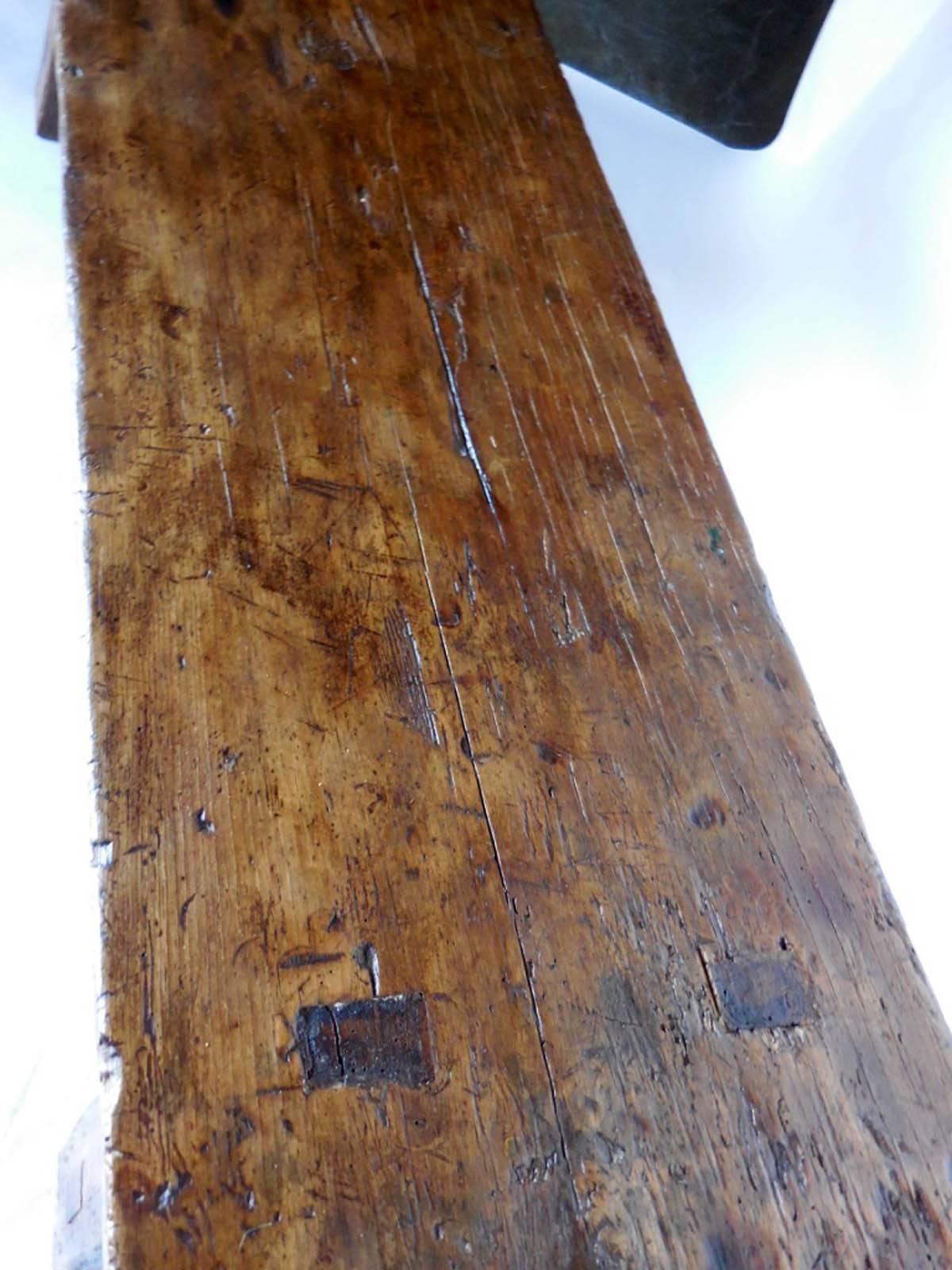 Rustic Guatemalan Wood Console 1