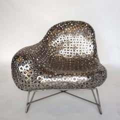 Freeform Metal Lounge Modern Lounge Chair
