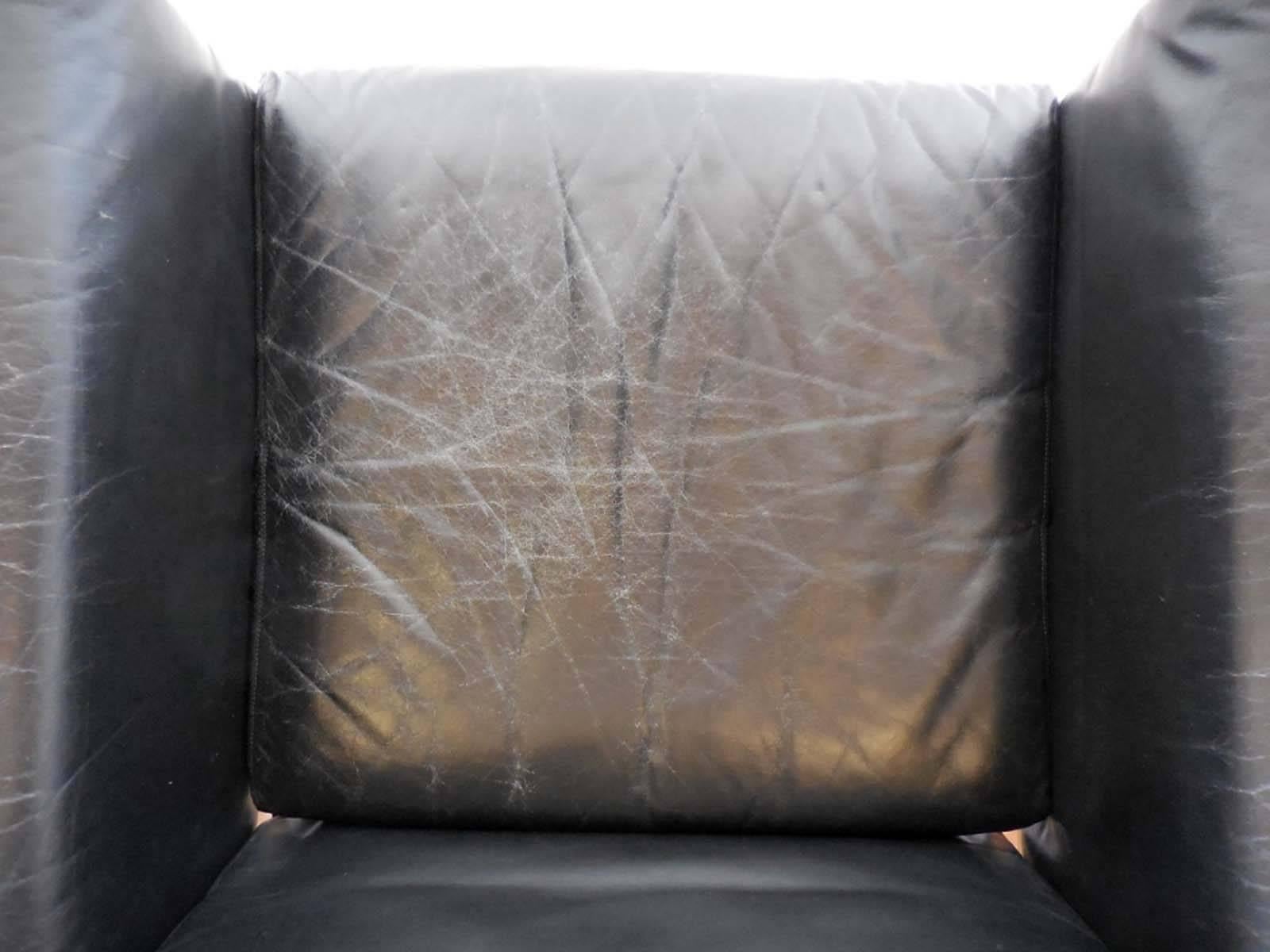 Giuseppe Raimondi Leather Sofa and Chair 2