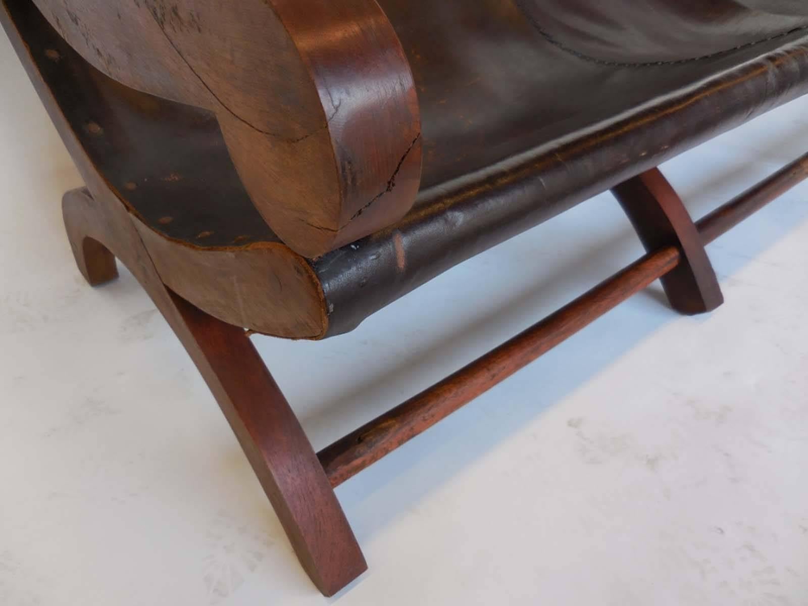 Leather Butaca Sofa - ONE AVAILABLE 2