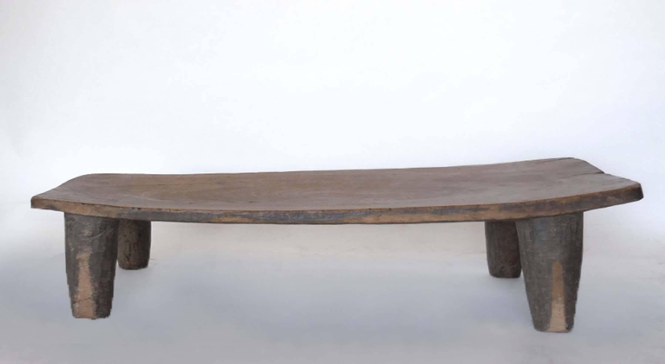 Tribal Antique African Nupe Child's Bed, Coffee Table or Bench