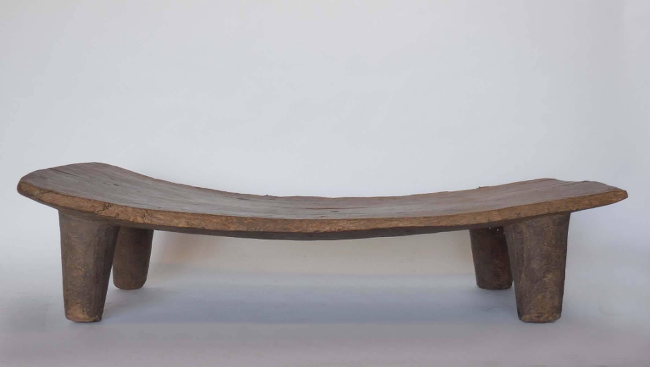 Tribal Antique African Nupe Child's Bed, Coffee Table or Bench