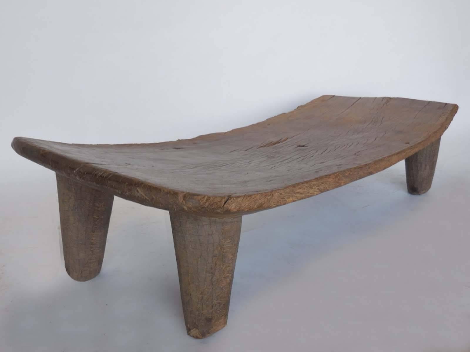 Nigerian Antique African Nupe Child's Bed, Coffee Table or Bench