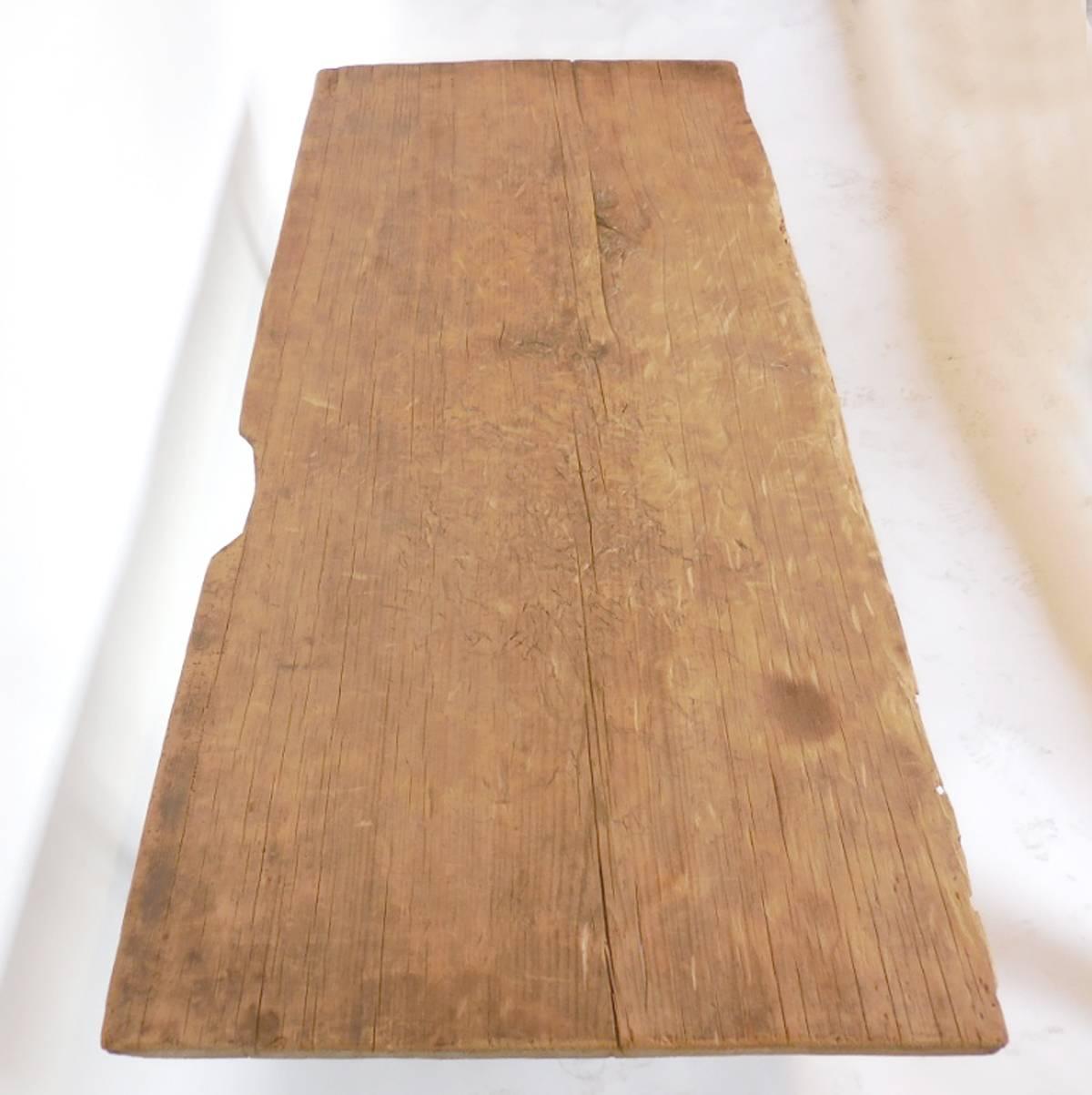 Wood Rustic Sun Bleached Coffee Table