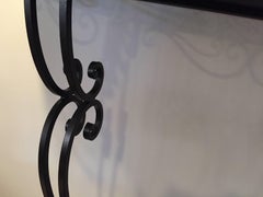 Late 19th Century French Louis XVI Style Wrought Iron Console