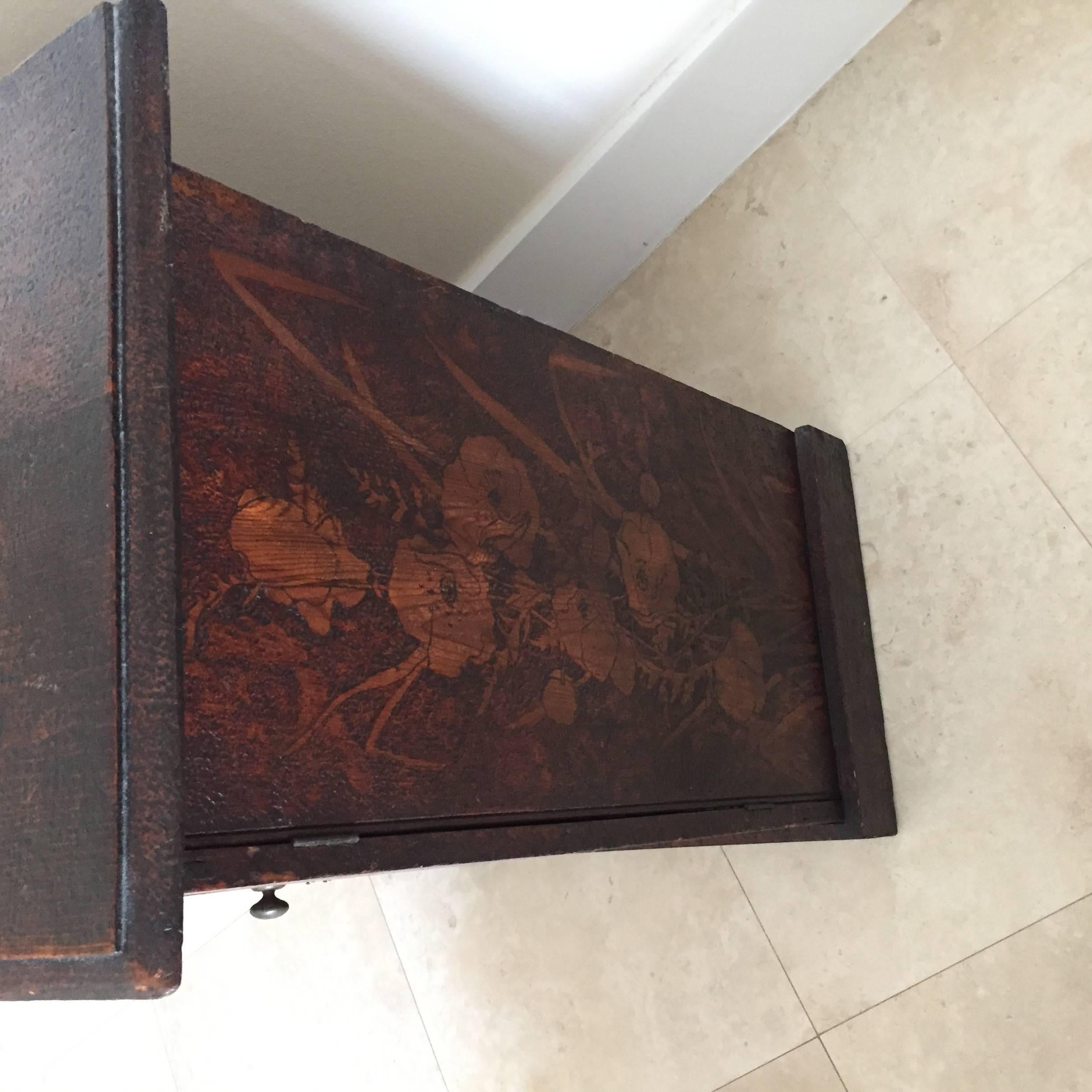 19th Century Arts & Crafts Poker Cabinet In Excellent Condition For Sale In East Hampton, NY