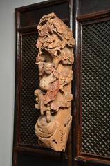 19thC. Q'ing Dynasty Chinese Mounted Temple Carvings