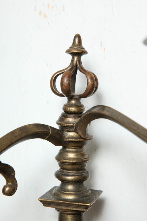 Baroque Rare Pair of Late 17th-Early 18th Century Ship Sconces For Sale