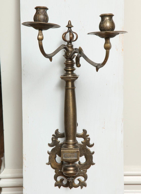 Rare Pair of Late 17th-Early 18th Century Ship Sconces For Sale 2