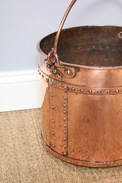 19th Century English Copper Apple Kettle