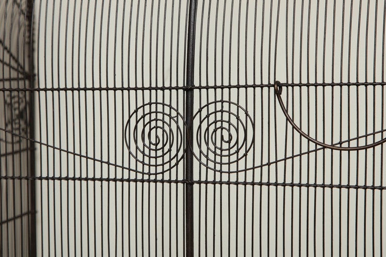Rare American 19th c. Wirework Firescreen - 32
