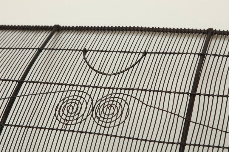 Mid-19th Century Rare American 19th c. Wirework Firescreen - 32