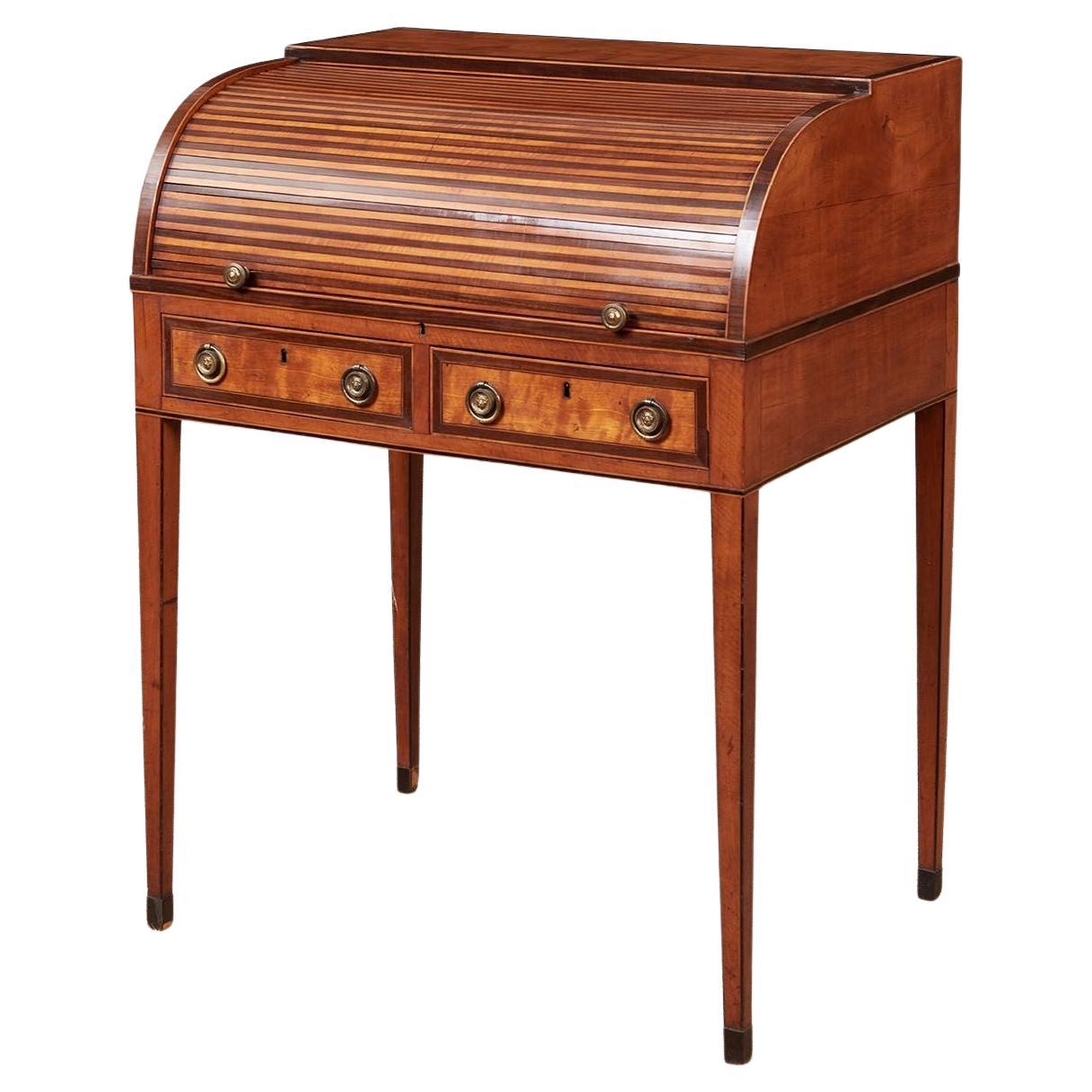 Sheraton Tambour Desk For Sale
