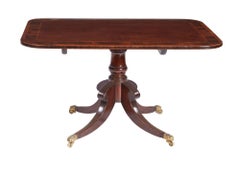 Rosewood Banded Regency Breakfast Table