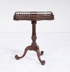 George II Scalloped and Galleried Tea Table