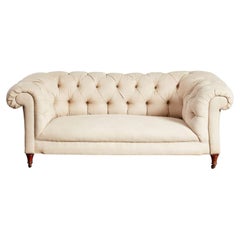 English Country House Button Back Chesterfield Sofa