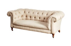 English Country House Button Back Chesterfield Sofa