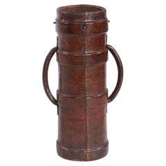 Leather Artillery Carrier Umbrella Stand