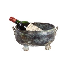 Oval Patinated Bronze Footed Georgian Jardiniere