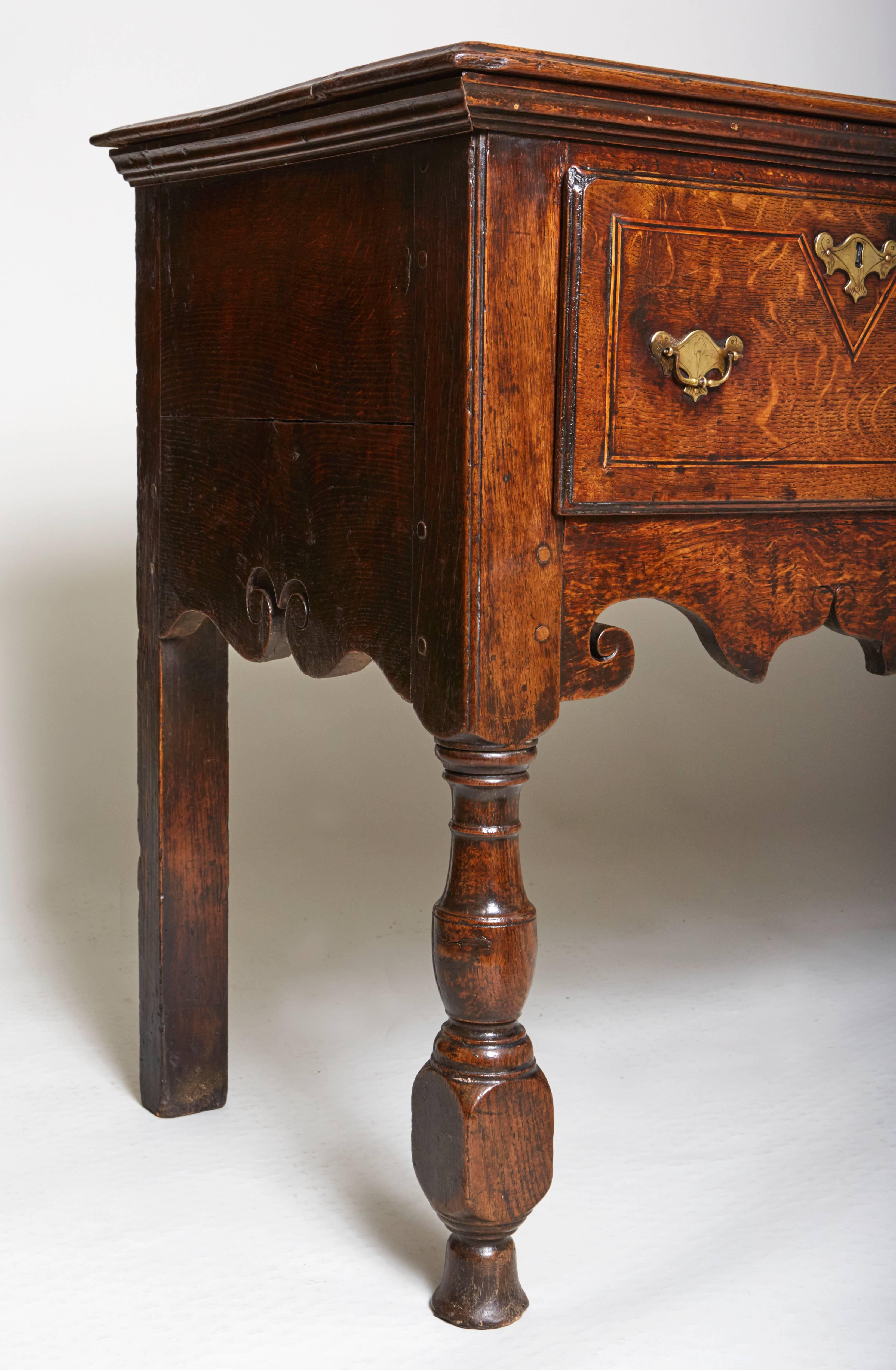 Early 18th Century Fine English Oak Server For Sale