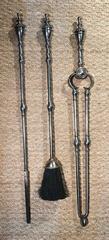 Set of English Steel Fire Tools